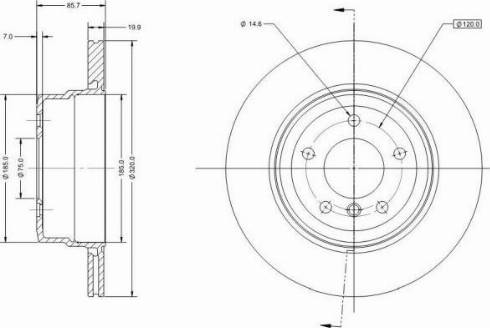 Remy RAD2066C - Disque de frein cwaw.fr