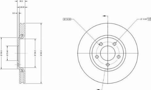 Remy RAD2061C - Disque de frein cwaw.fr