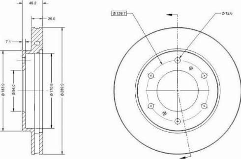 Remy RAD2083C - Disque de frein cwaw.fr