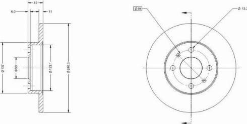 Remy RAD2082C - Disque de frein cwaw.fr