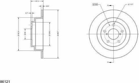 Remy RAD2035C - Disque de frein cwaw.fr