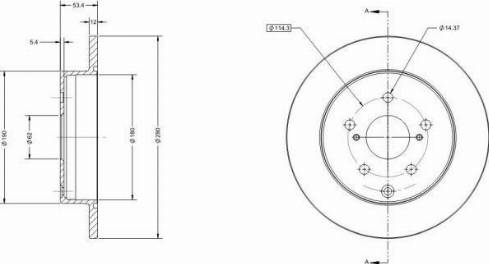 Remy RAD2033C - Disque de frein cwaw.fr