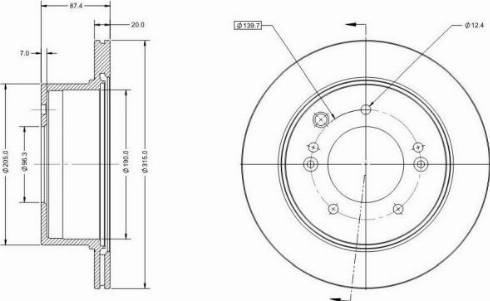 Remy RAD2029C - Disque de frein cwaw.fr