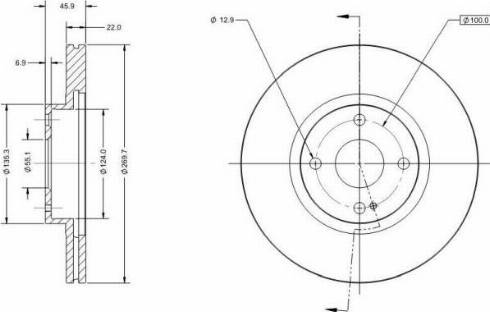 Remy RAD2026C - Disque de frein cwaw.fr