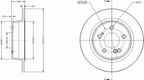 Remy RAD2028C - Disque de frein cwaw.fr