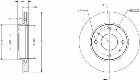 Remy RAD2027C - Disque de frein cwaw.fr