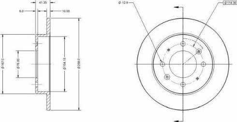 Remy RAD2191C - Disque de frein cwaw.fr