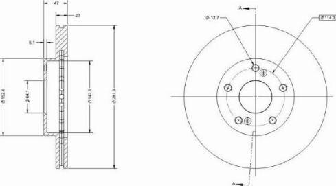 Remy RAD2198C - Disque de frein cwaw.fr