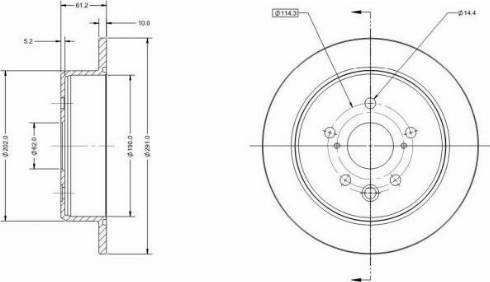 Remy RAD2193C - Disque de frein cwaw.fr