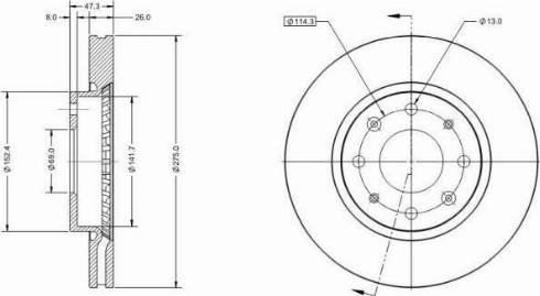 Remy RAD2192C - Disque de frein cwaw.fr