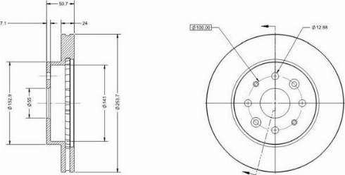 Remy RAD2197C - Disque de frein cwaw.fr