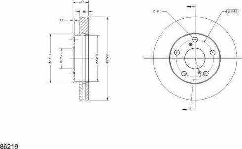 Remy RAD2142C - Disque de frein cwaw.fr