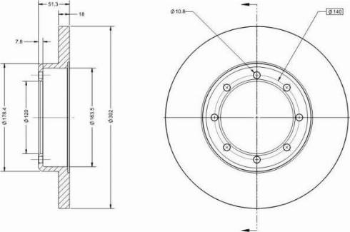 Remy RAD2147C - Disque de frein cwaw.fr