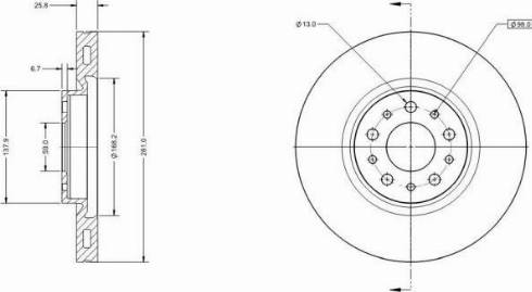 Remy RAD2158C - Disque de frein cwaw.fr