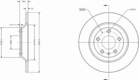 Remy RAD2169C - Disque de frein cwaw.fr