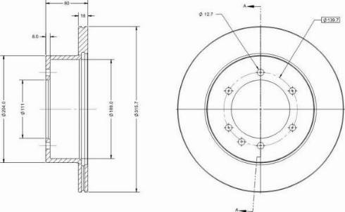 Remy RAD2166C - Disque de frein cwaw.fr