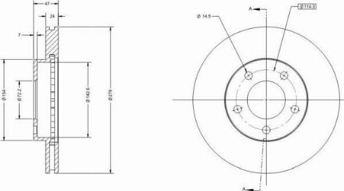 Remy RAD2109C - Disque de frein cwaw.fr