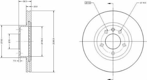 Remy RAD2103C - Disque de frein cwaw.fr