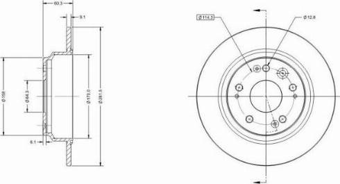 Remy RAD2135C - Disque de frein cwaw.fr