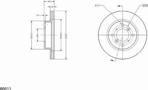 Remy RAD2136C - Disque de frein cwaw.fr