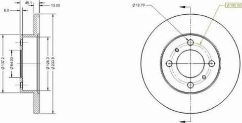 Remy RAD2133C - Disque de frein cwaw.fr