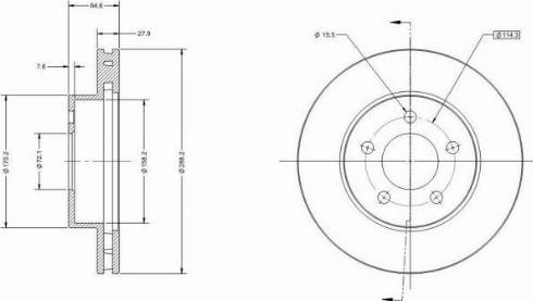 Remy RAD2179C - Disque de frein cwaw.fr