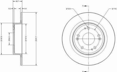 Remy RAD2175C - Disque de frein cwaw.fr