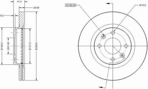 Remy RAD2856C - Disque de frein cwaw.fr