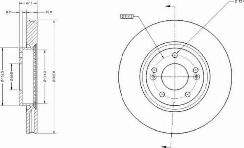 Remy RAD2865C - Disque de frein cwaw.fr