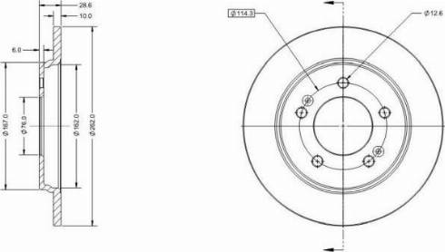 Remy RAD2866C - Disque de frein cwaw.fr