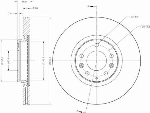 Remy RAD2806C - Disque de frein cwaw.fr