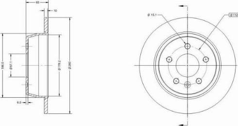 Remy RAD2875C - Disque de frein cwaw.fr