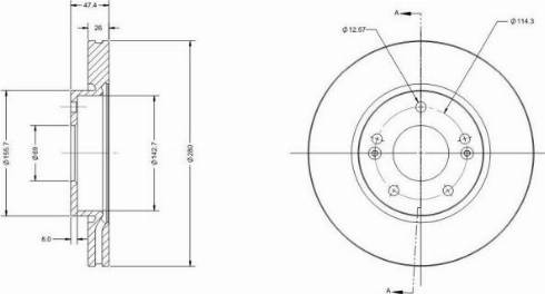 Remy RAD2871C - Disque de frein cwaw.fr