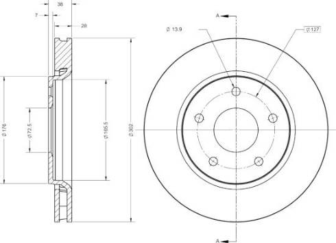 Remy RAD2345C - Disque de frein cwaw.fr