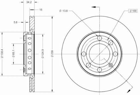 Remy RAD2347C - Disque de frein cwaw.fr