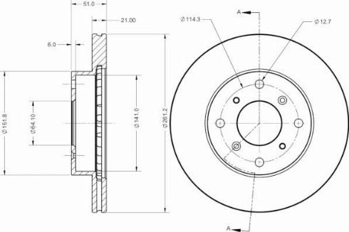 Remy RAD2364C - Disque de frein cwaw.fr