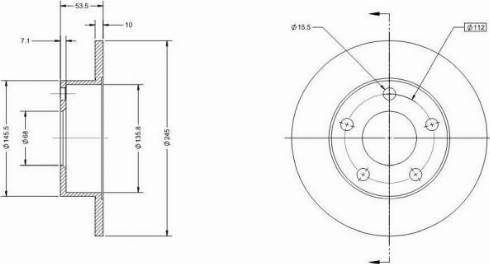 Remy RAD2300C - Disque de frein cwaw.fr