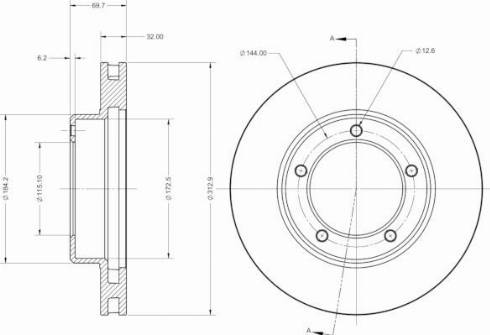 Remy RAD2387C - Disque de frein cwaw.fr