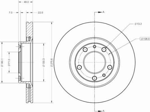 Remy RAD2336C - Disque de frein cwaw.fr