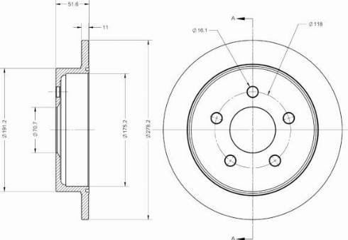 Remy RAD2330C - Disque de frein cwaw.fr