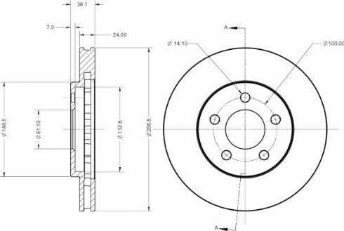 Remy RAD2333C - Disque de frein cwaw.fr