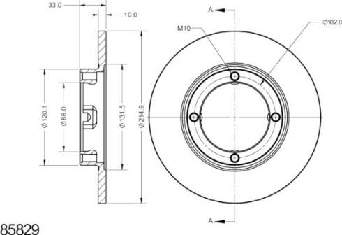 Remy RAD2325C - Disque de frein cwaw.fr