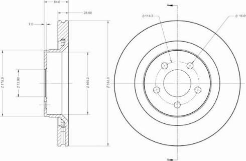 Remy RAD2379C - Disque de frein cwaw.fr