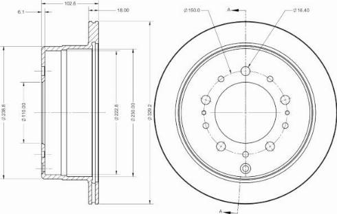 Remy RAD2374C - Disque de frein cwaw.fr