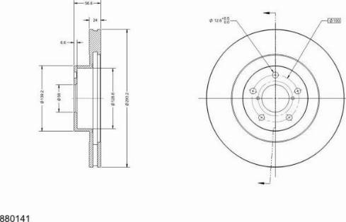 Remy RAD2242C - Disque de frein cwaw.fr