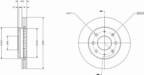 Remy RAD2250C - Disque de frein cwaw.fr