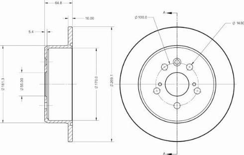 Remy RAD2264C - Disque de frein cwaw.fr