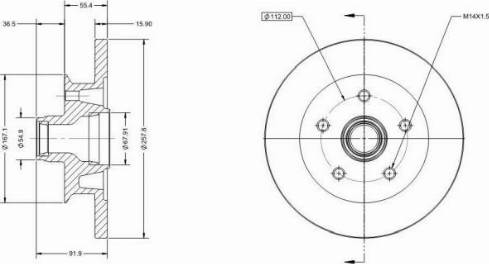 Remy RAD2268C - Disque de frein cwaw.fr