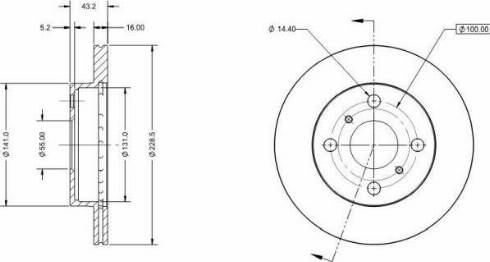 Remy RAD2205C - Disque de frein cwaw.fr