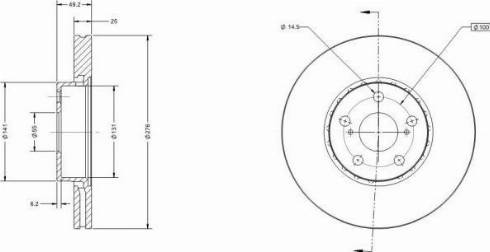 Remy RAD2287C - Disque de frein cwaw.fr